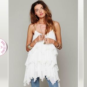 Free People Cascades of Ruffles Tunic