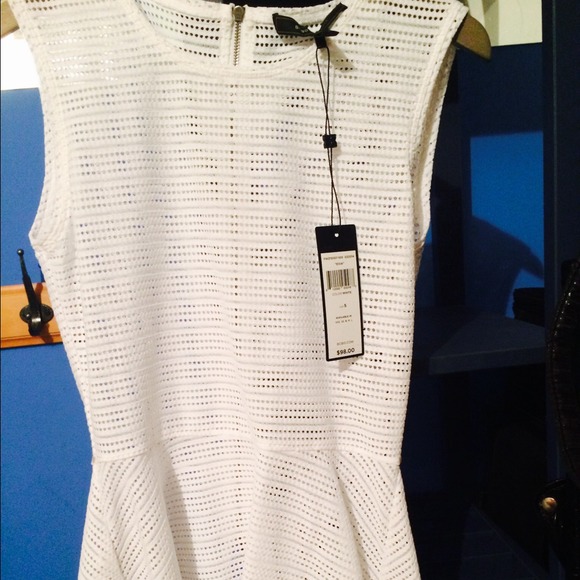 White bcbg top great for summer