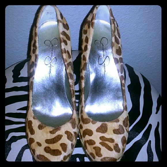 JESSICA SIMPSON CHEETAH PUMPS