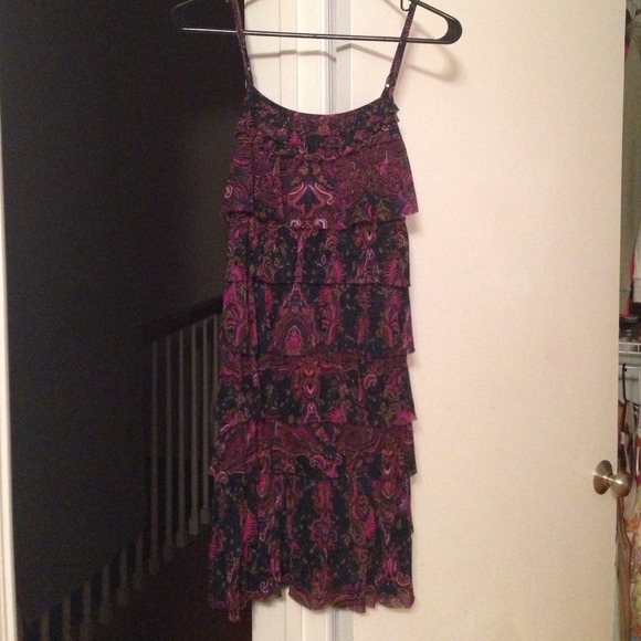 Patterned above the knee Express dress