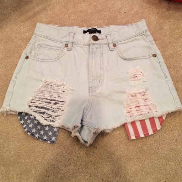 Forever 21 Denim - Forever 21 High Waisted Shorts