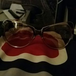 Gold versace glasses