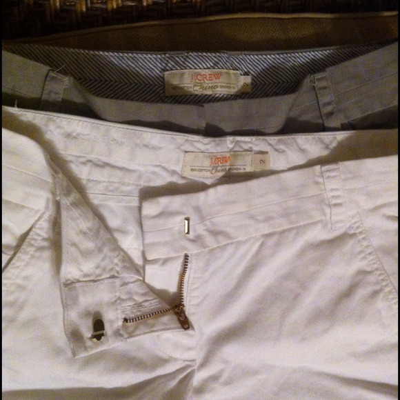 2 pair! J. Crew 100% Cotton Chino Broken-In Shorts - Picture 4 of 4