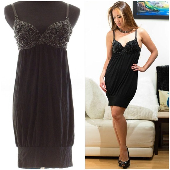 *WAS $25* FOREVER 21 beaded bra top dress