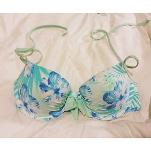 Floral Push 'Em Up Swim Top