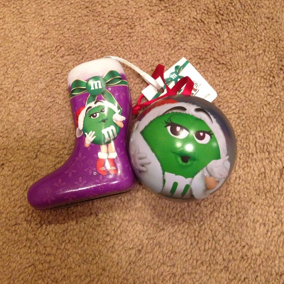 M & M designed ornaments