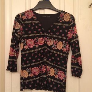 Vintage floral blouse