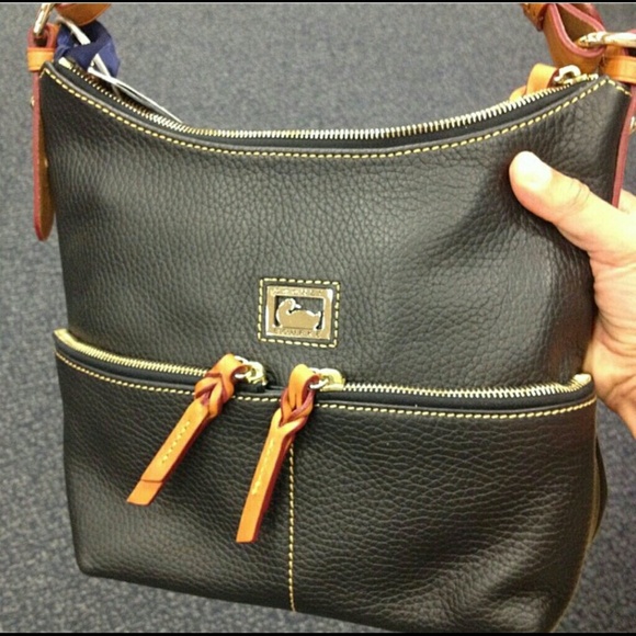 Black Leather Dooney&Burke