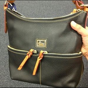 Black Leather Dooney&Burke