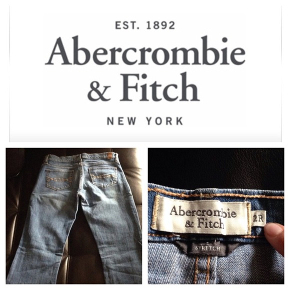 Abercrombie & Fitch Stretch Jeans Sz 2R - Picture 2 of 3