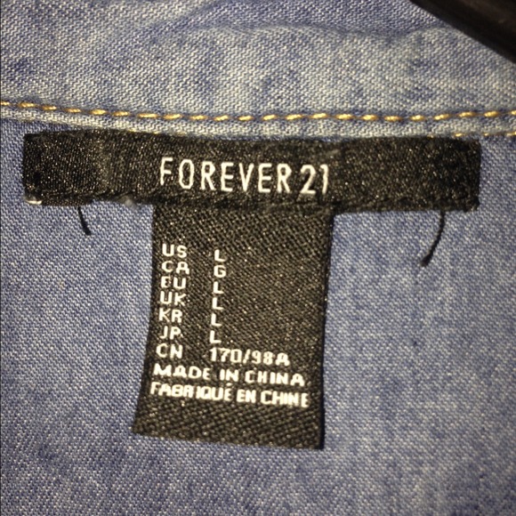 Denim button down - Picture 2 of 2