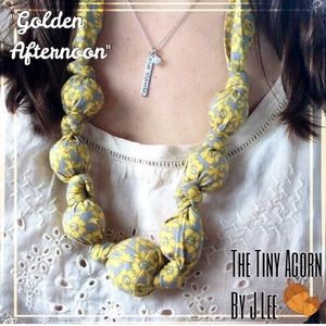 👶🏻LAST ONE👶🏻 Fabric Nursing Necklace, Handmade