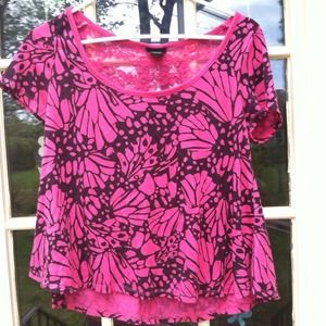 Pretty lace and pretty in pink