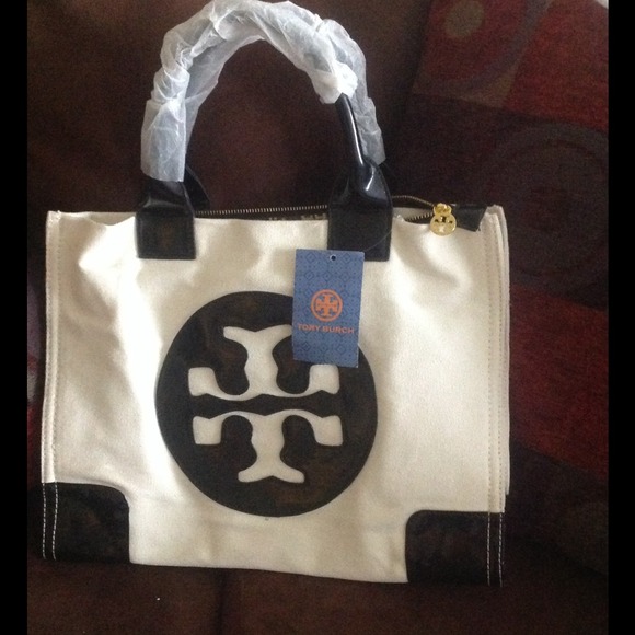 Great and beautiful cream and black bag