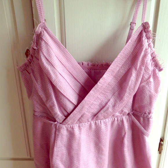 Silk/cotton lilac jcrew summer dress