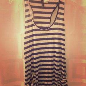 Black and white tank