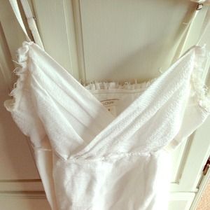 White silk/cotton jcrew sundress