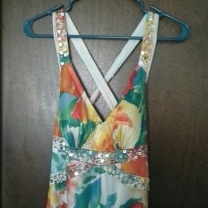 Morgan & Co Floral Formal Dress