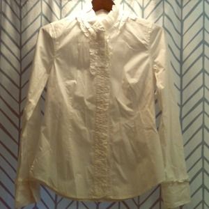 Lilly Pulitzer ruffle blouse- size 4