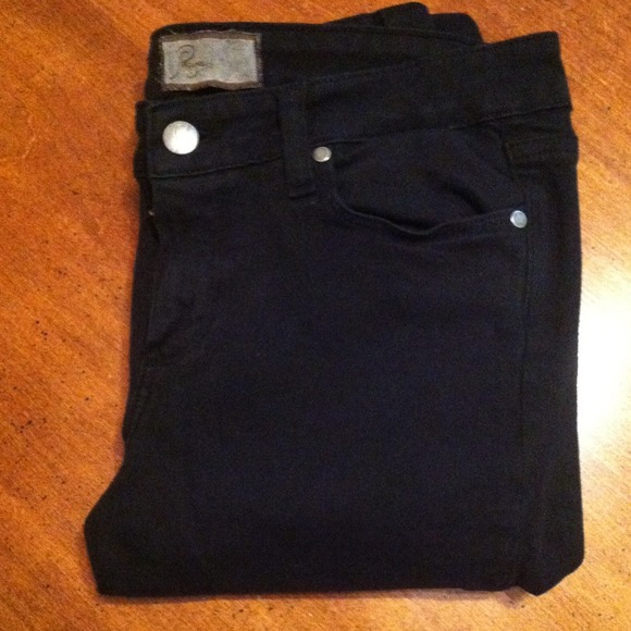 Paige Black Denim--Size 28 - Picture 4 of 4