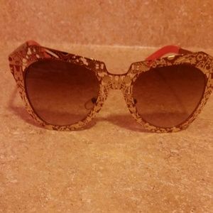 Super Dope Shades with Gold Cut Out Frame