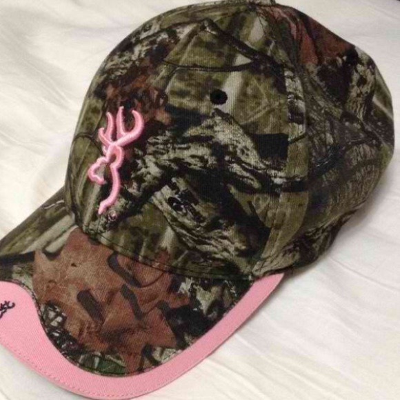 💜 Pink Camo Browning Hat 💜
