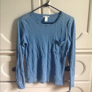 Blue long sleeve shirt