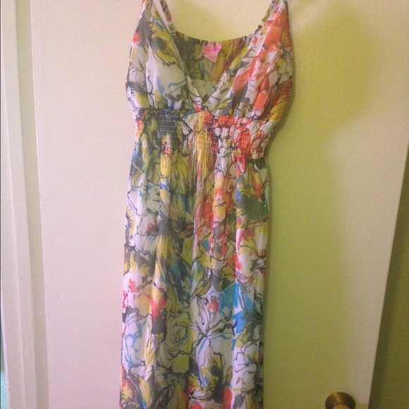 floral summer maxi dress
