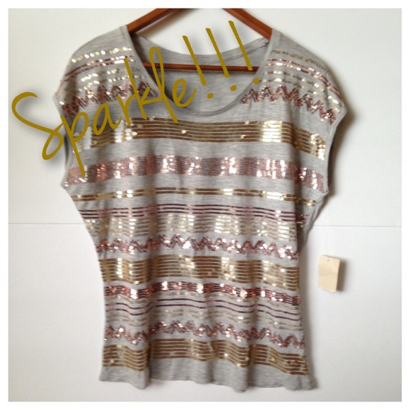 Coldwater Creek Sequined Top