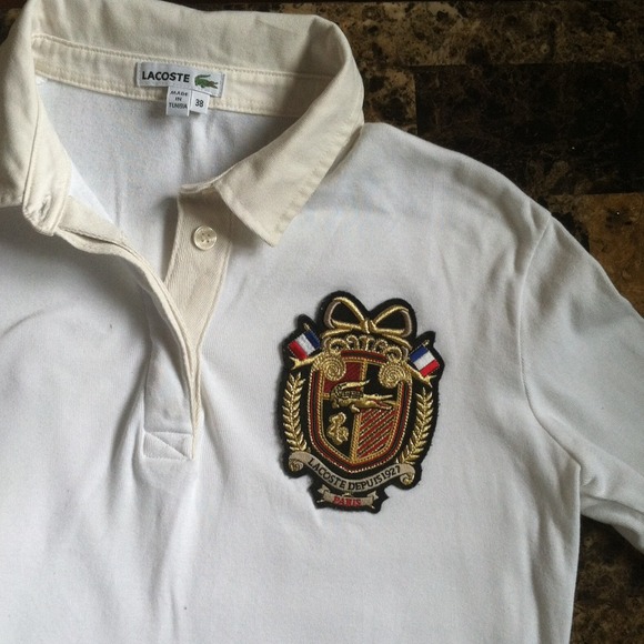 Lacoste Limited Edition Crest Polo--Size 38 (US S) - Picture 2 of 4