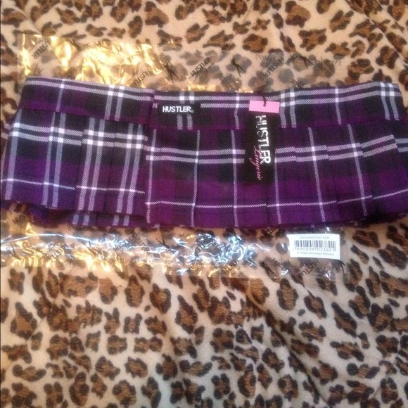 Hustler school girl skirt