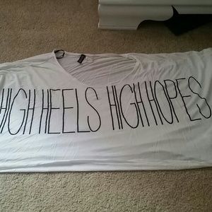 High heel high hopes tee
