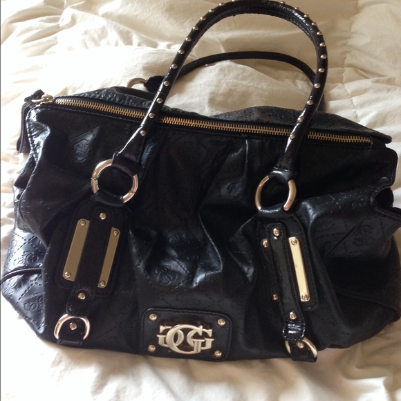 Authentic Guess black handbag