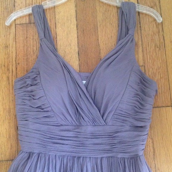 Donna Morgan Bridesmaid Chiffon Dress - Picture 2 of 4