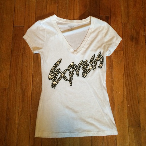 Express V-neck T-shirt