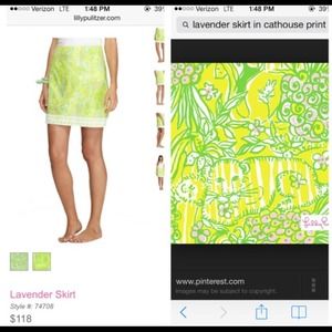 Lilly Pulitzer Lavender Skirt