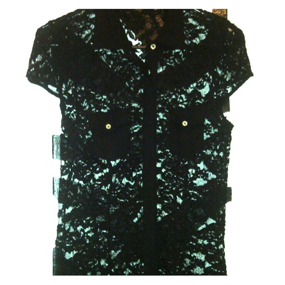 Black Lace Shirt