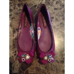 Coach Poppy Patent Fuschia Flats {Worn Once}