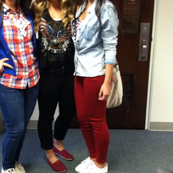 Red jeans!
