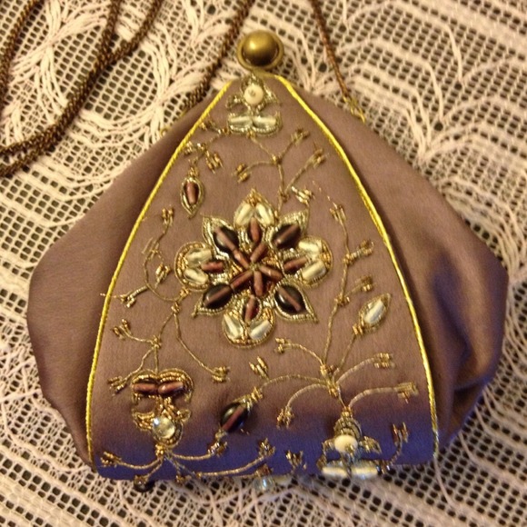 Vintage beautiful beaded evening bag - Picture 1 of 3
