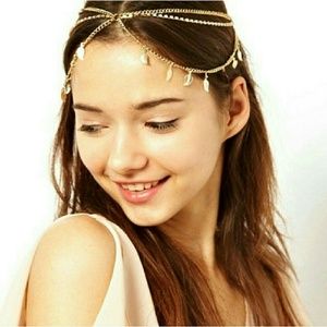 Gold Headband headchain