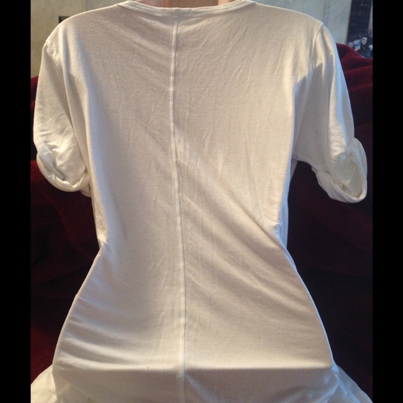 Victoria Secrete soft white t-shirt - Picture 3 of 3