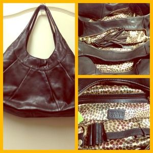 🎈Sỉgrid Olsen Leather Hobo Handbag