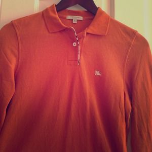 Authentic Burberry polo top