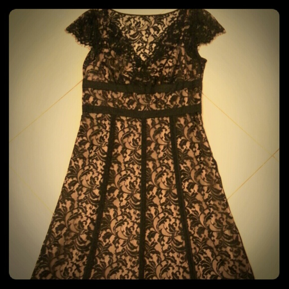 Black Long Lace Skirt.