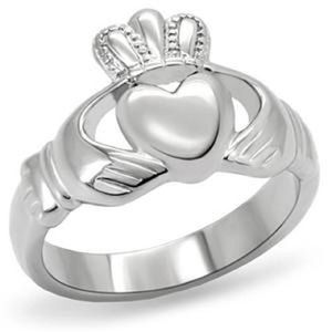 Stainless steel Claddagh ring
