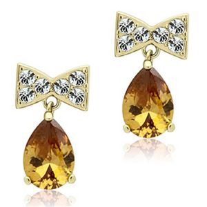 Champagne CZ Stud Earrings