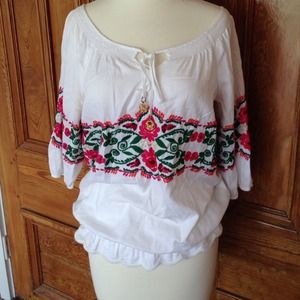 Juicy Couture Embroidered Top