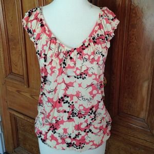 Printed Anthropologie Top