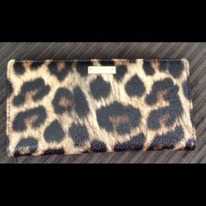 Kate spade leopard wallet